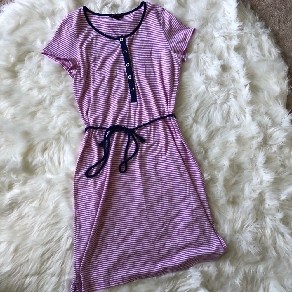 Lands’ End Striped Nautical Dress